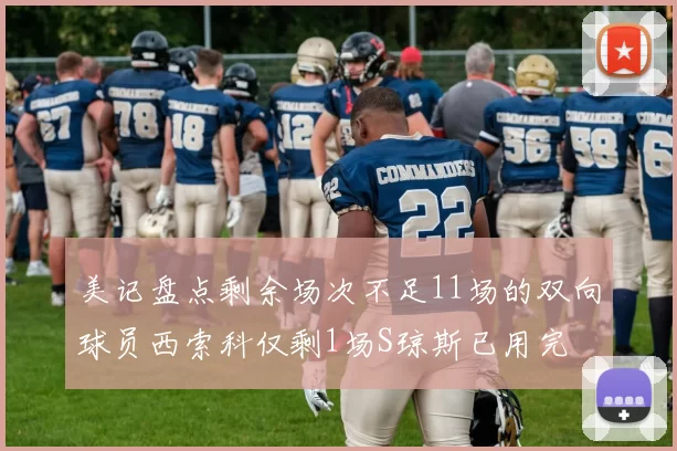 美记盘点剩余场次不足11场的双向球员西索科仅剩1场S琼斯已用完